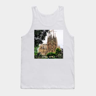 Barcelona's Sagrada Familia Basilica Tank Top